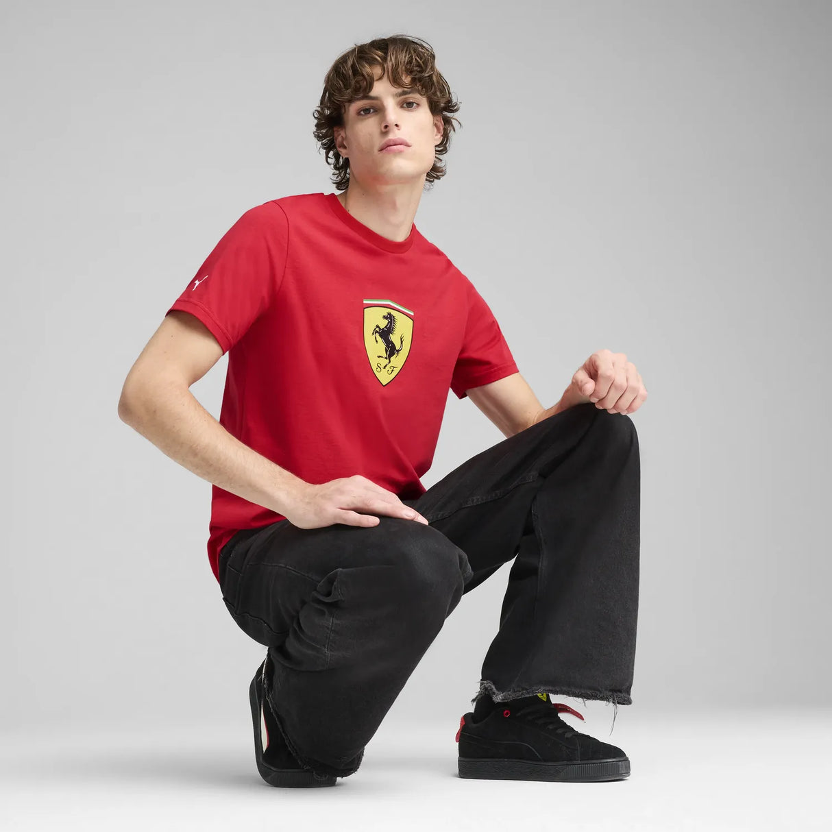 Ferrari Race T-Shirt mit Rundhalsausschnitt 🔥
