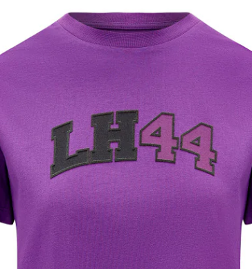 Mercedes Lewis Hamilton Logo Purple Women's T-Shirt