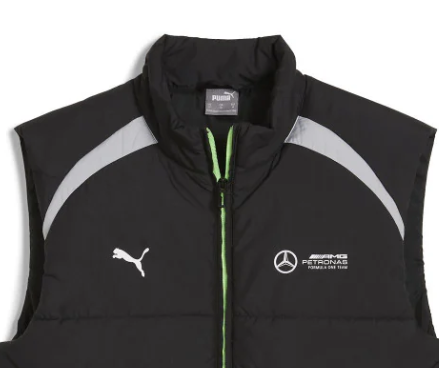 Mercedes Weste, Puma, Isoliert, Schwarz
