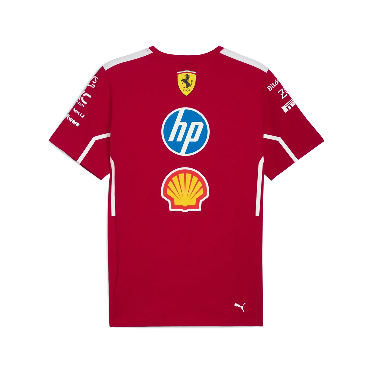 Scuderia Ferrari Team T-Shirt mit Rundhalsausschnitt 🔥
