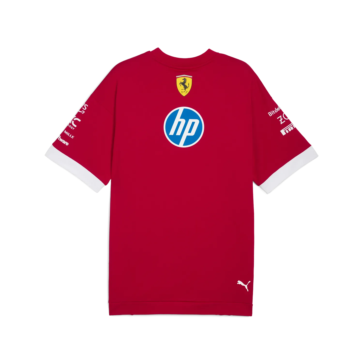 Übergroßes T-Shirt mit Rundhalsausschnitt der Scuderia Ferrari-Fahrer 🔥