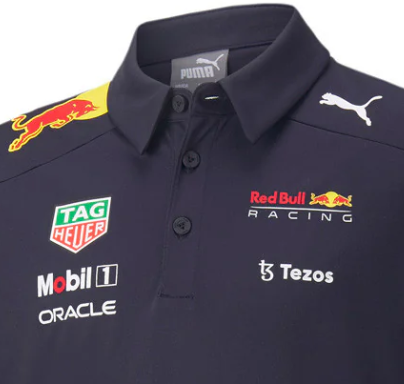 Red Bull Team Kinder Poloshirt, Blau, 2022
