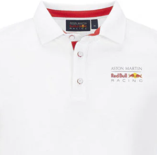 Red Bull Polo, Klasyczny, Biały, 2020