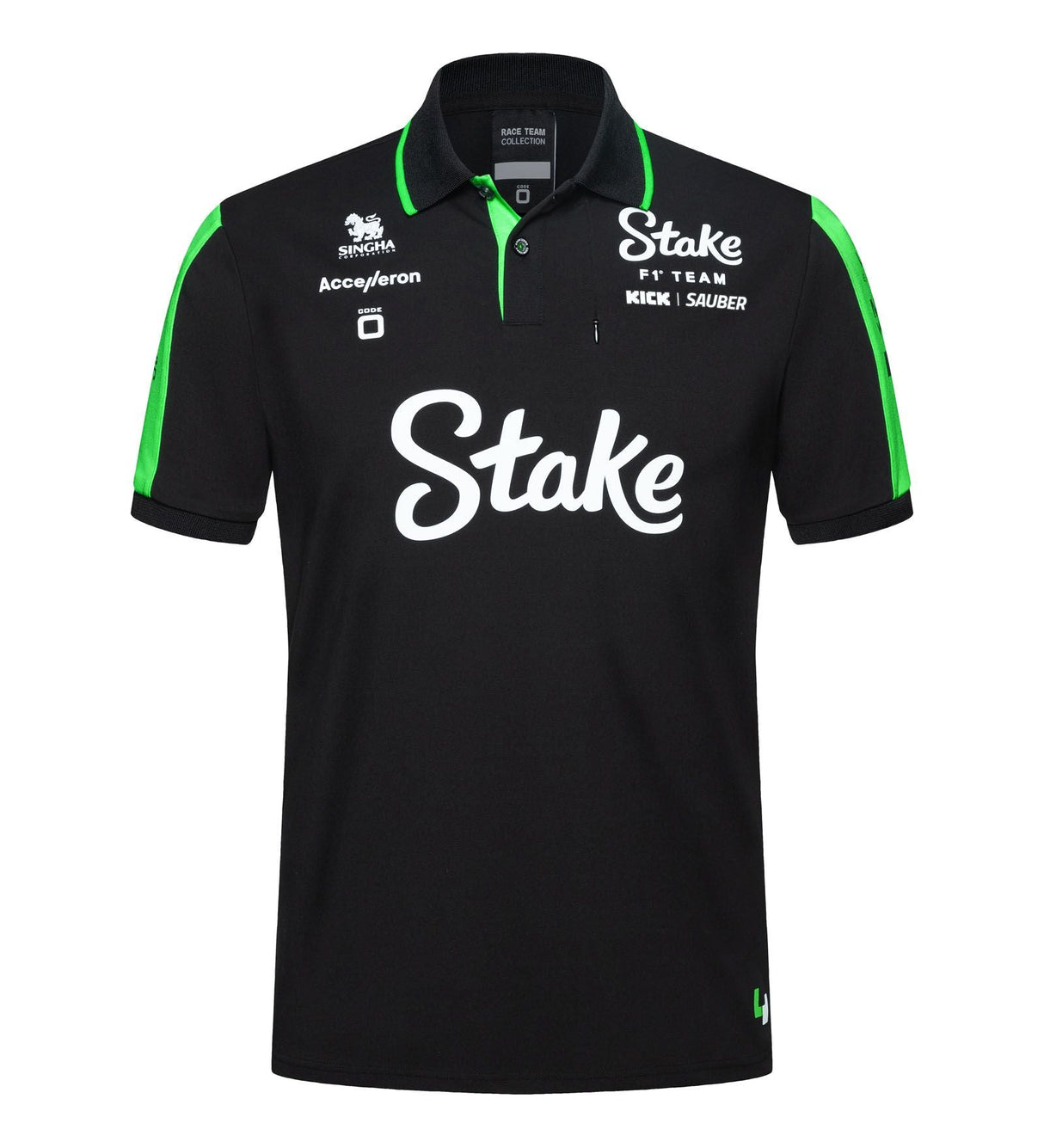 Kick Sauber CODE ZERO Poloshirt Team Racing schwarz 2024