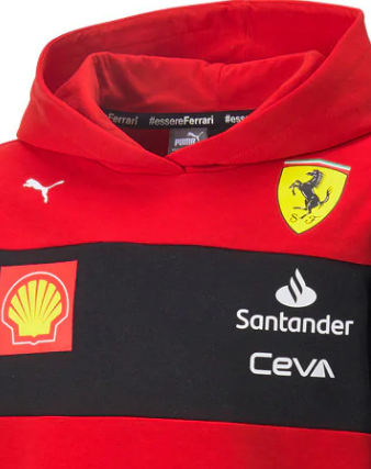 Bluza dziecięca Puma Ferrari Zespół, czerwona, 2022