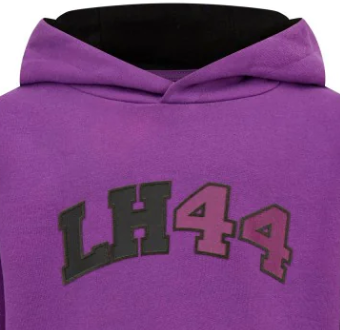 Lewis Hamilton Mercedes Kinder Hoodie Lila