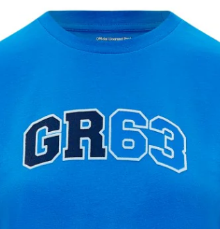 Mercedes George Russell Damen Logo T-Shirt Blau