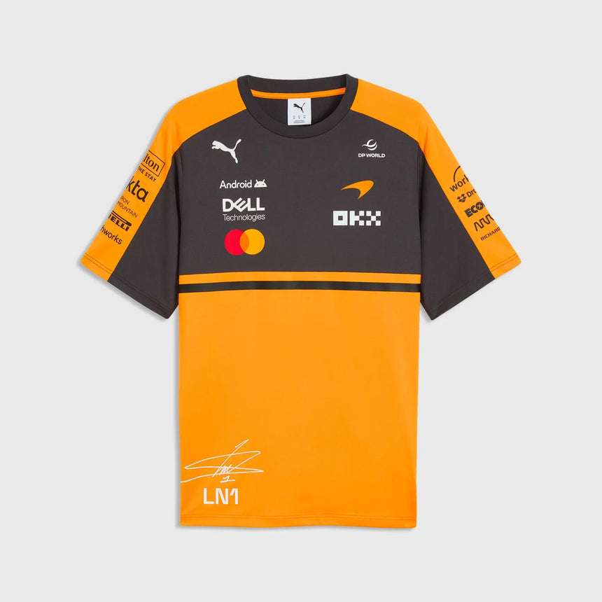 T-shirt McLaren, zespół, Lando Norris, papaja