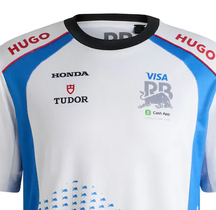 Koszulka męska VISA RB Replica Hadjar BIAŁA 🔥