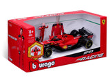 samochód modelowy Ferrari, SF-23, Charles Leclerc, 1:24, bburago, z pilotem