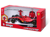 samochód modelowy Ferrari, SF-23, Charles Leclerc, 1:24, bburago, z pilotem