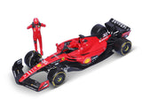 samochód modelowy Ferrari, SF-23, Charles Leclerc, 1:24, bburago, z pilotem
