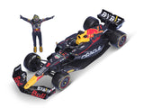 Model samochodu Red Bull Racing, Bburago, Max Verstappen, nr 1, 1:24, RB19, z kierowcą