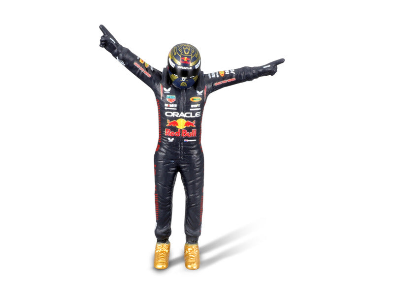 model samochodu Red Bull Racing, bburago, Max Verstappen, #1, 1:24, RB19, z pilotem