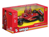 Model samochodu Ferrari, Charles Leclerc, SF-24, bburago, czerwony 🔥