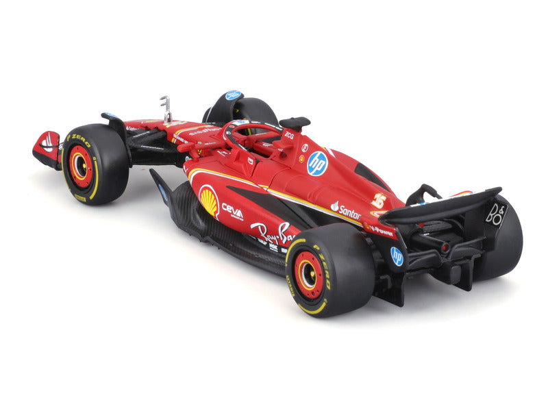 Model samochodu Ferrari, Charles Leclerc, SF-24, bburago, czerwony 🔥
