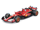 Model samochodu Ferrari, Charles Leclerc, SF-24, bburago, czerwony 🔥