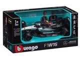 Mercedes model samochodu, bburago, Lewis Hamilton, #44, 1:43, F1W15
