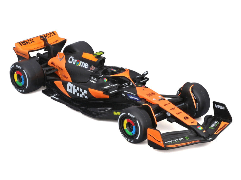 Model samochodu McLaren, Bburago, Lando Norris, malowanie Miami, MCL38 🔥