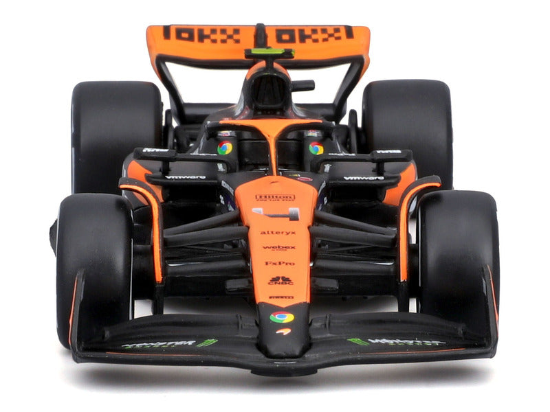 Model samochodu McLaren, Bburago, Lando Norris, malowanie Miami, MCL38 🔥