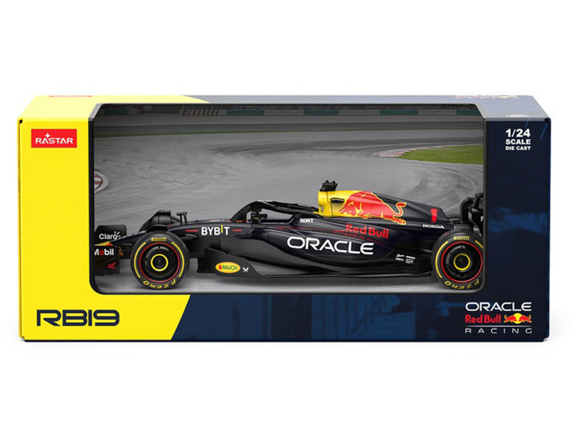Model samochodu Red Bull Racing, Rastar, Max Verstappen, nr 1, RB19