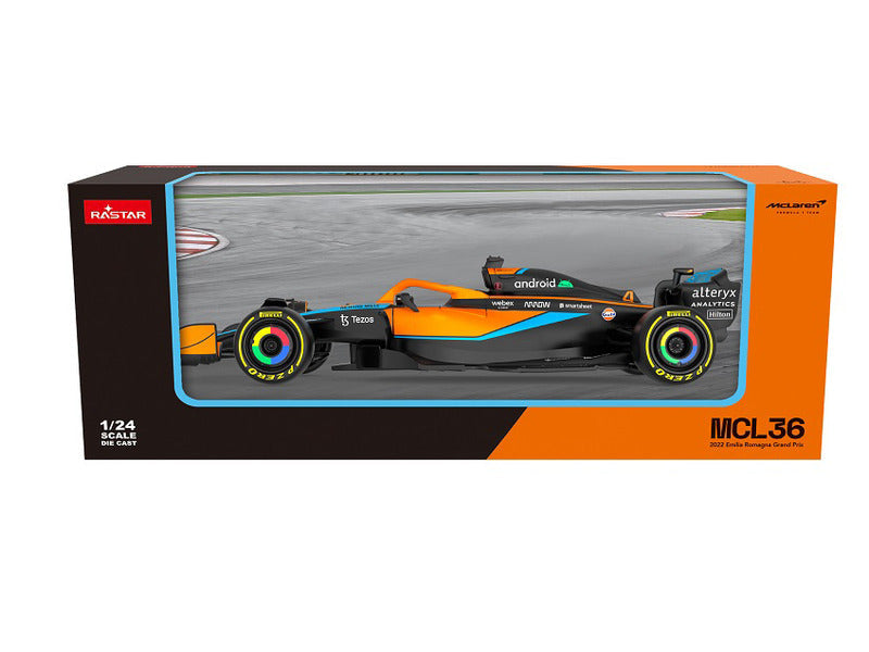 McLaren model samochodu, Rastar, Lando Norris, #4, MCL36, 2024