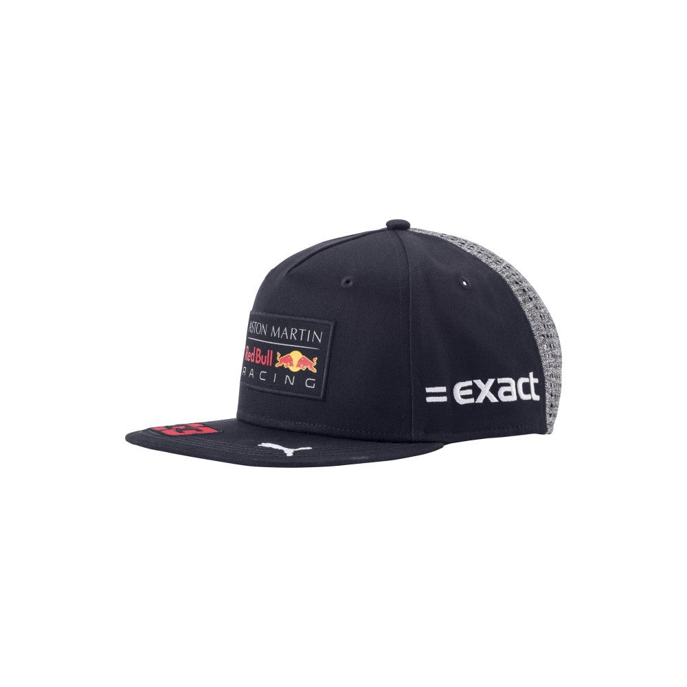 Kšiltovka Red Bull Flatbrim, pro dospělé, Max Verstappen, modrá, 2018 - FansBRANDS®