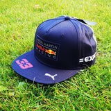 Kšiltovka Red Bull Flatbrim, pro dospělé, Max Verstappen, modrá, 2018 - FansBRANDS®