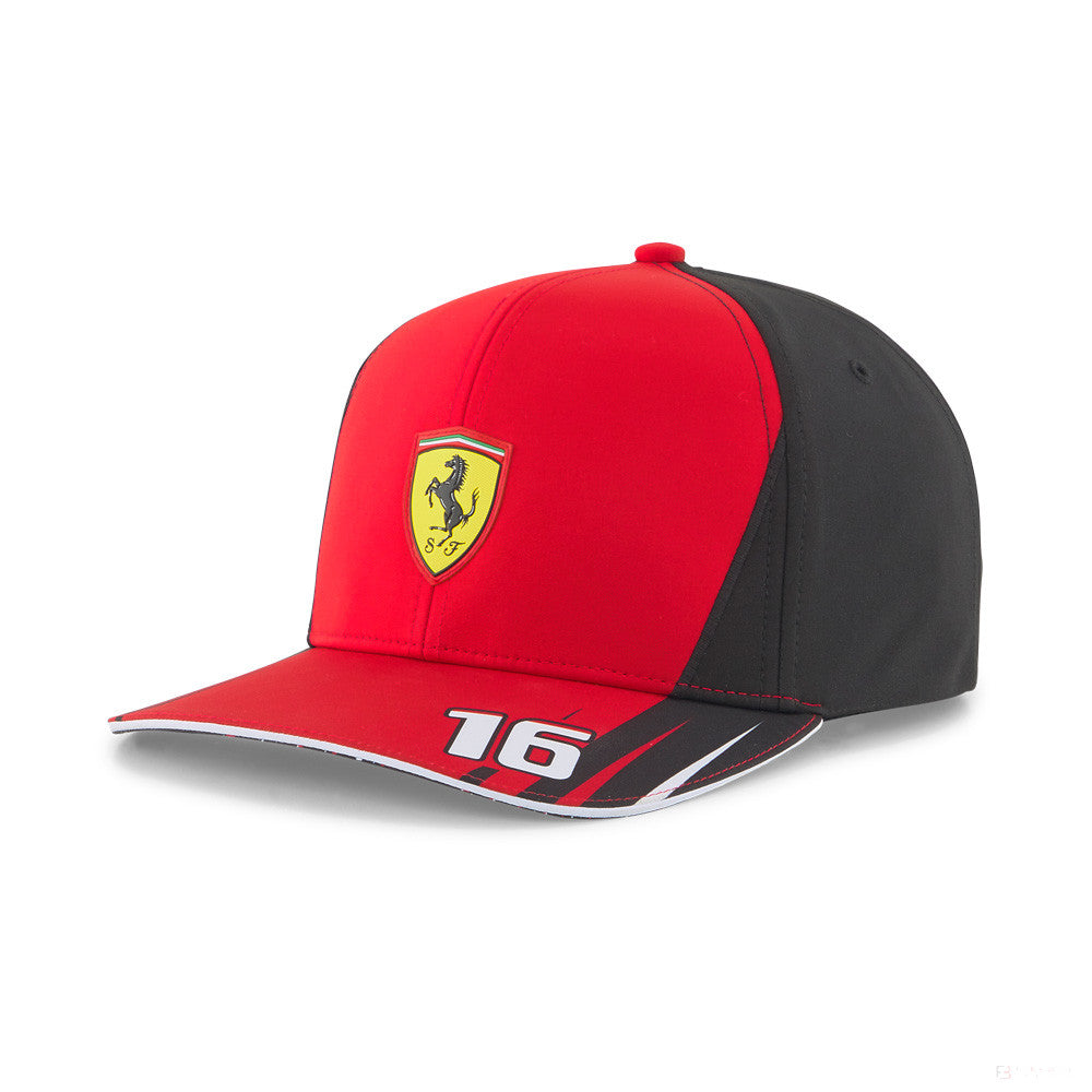 Baseballová čepice Puma Ferrari Leclerc LC, červená, 2022 - FansBRANDS®