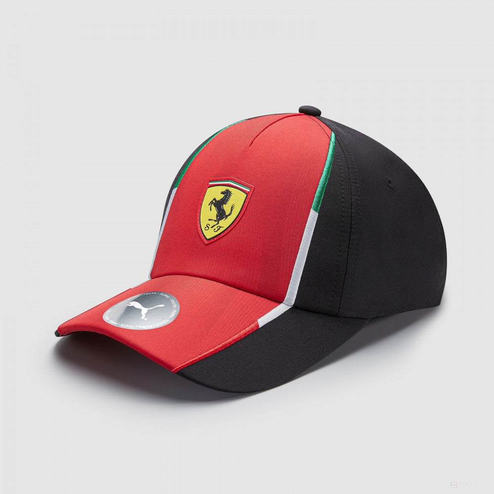 Týmová kšiltovka Ferrari, Rosso Corsa-PUMA černá, 2023 - FansBRANDS®