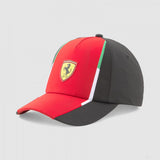 Týmová kšiltovka Ferrari, Jr Rosso Corsa-PUMA černá, 2023
