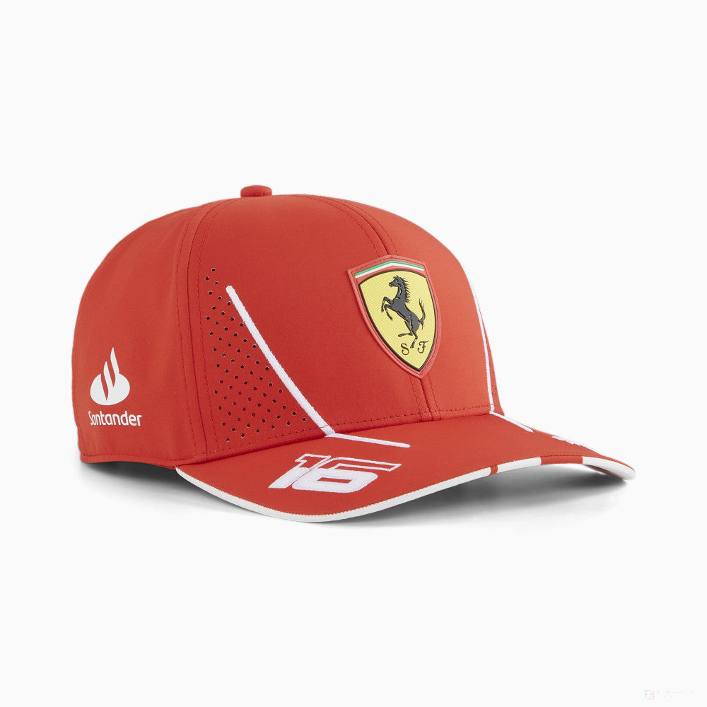 Ferrari čepice, Puma, Charles Leclerc, červená - FansBRANDS®