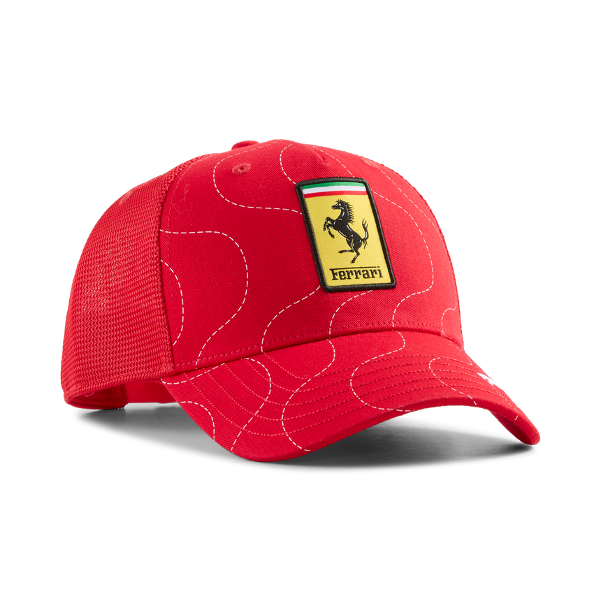 Czapka trucker Ferrari, edycja specjalna Monza, czerwona 🔥