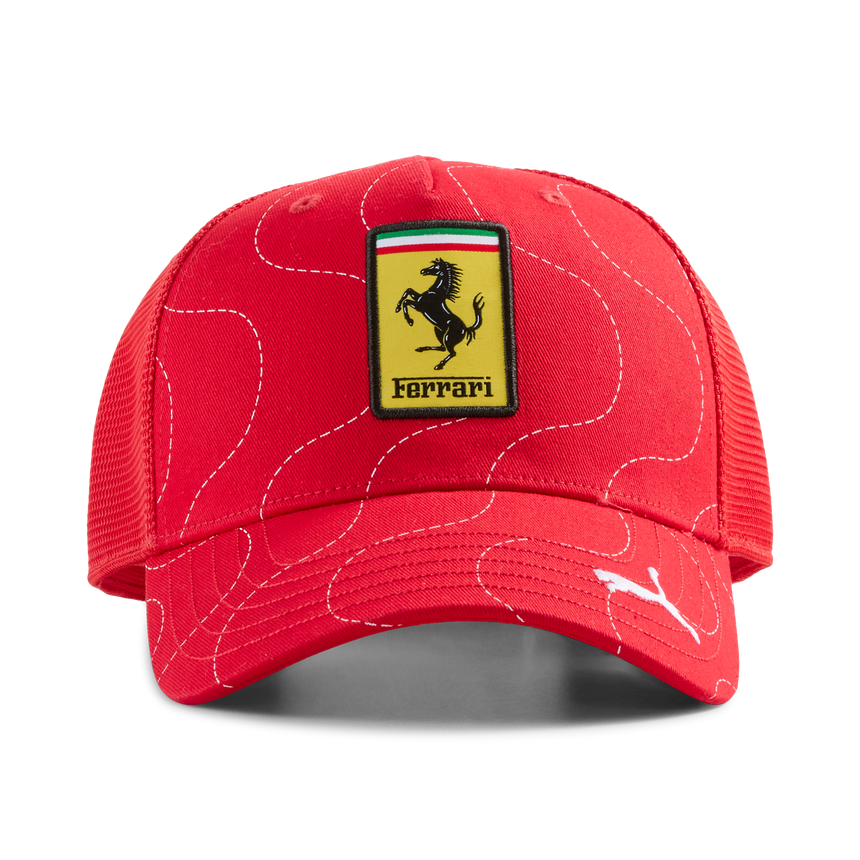 Czapka trucker Ferrari, edycja specjalna Monza, czerwona 🔥
