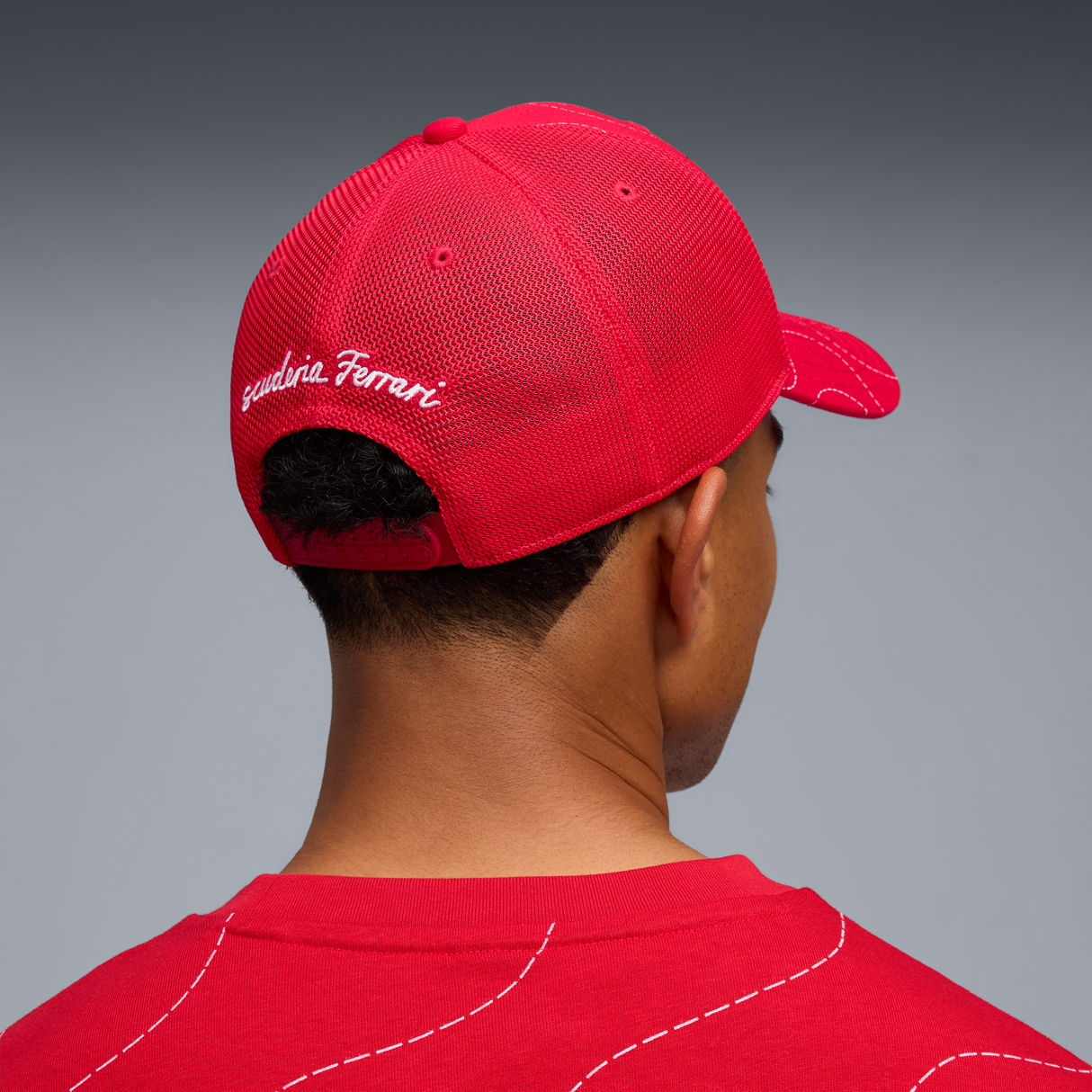 Czapka trucker Ferrari, edycja specjalna Monza, czerwona 🔥