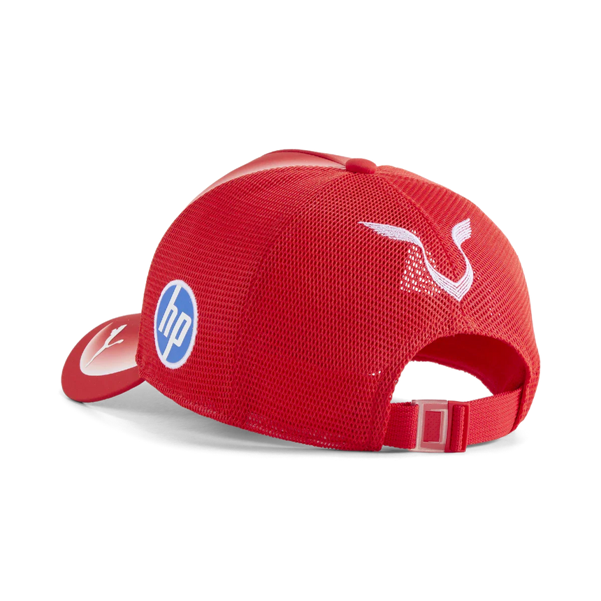 Czapka trucker Ferrari, zespół, Lewis Hamilton, Puma, czerwony