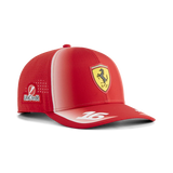 Czapka Ferrari, zespół, Charles Leclerc, Puma, czerwony
