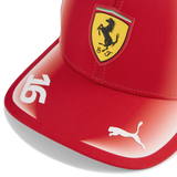 Czapka Ferrari, zespół, Charles Leclerc, Puma, czerwony