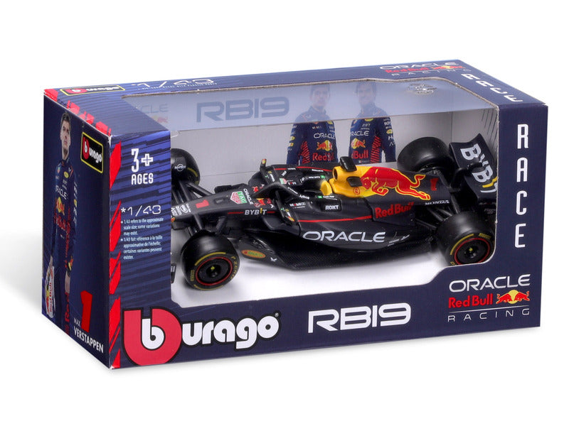 Model samochodu Red Bull Racing, RB-19, bburago, 1:43, Max Verstappen #1, 2023