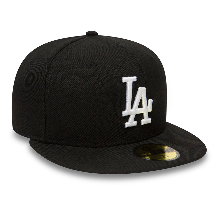 Czapka Los Angeles Dodgers, New Era, 59FIFTY, Basic, czarna