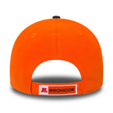 Czapka bejsbolowa Denver Broncos, New Era, 9FORTY, pomarańczowa