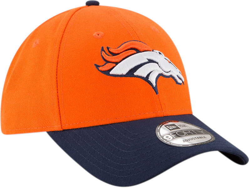 Czapka bejsbolowa Denver Broncos, New Era, 9FORTY, pomarańczowa