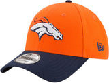 Czapka bejsbolowa Denver Broncos, New Era, 9FORTY, pomarańczowa