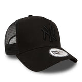 Czapka trucker New Era, New York Yankees, całkowicie czarna