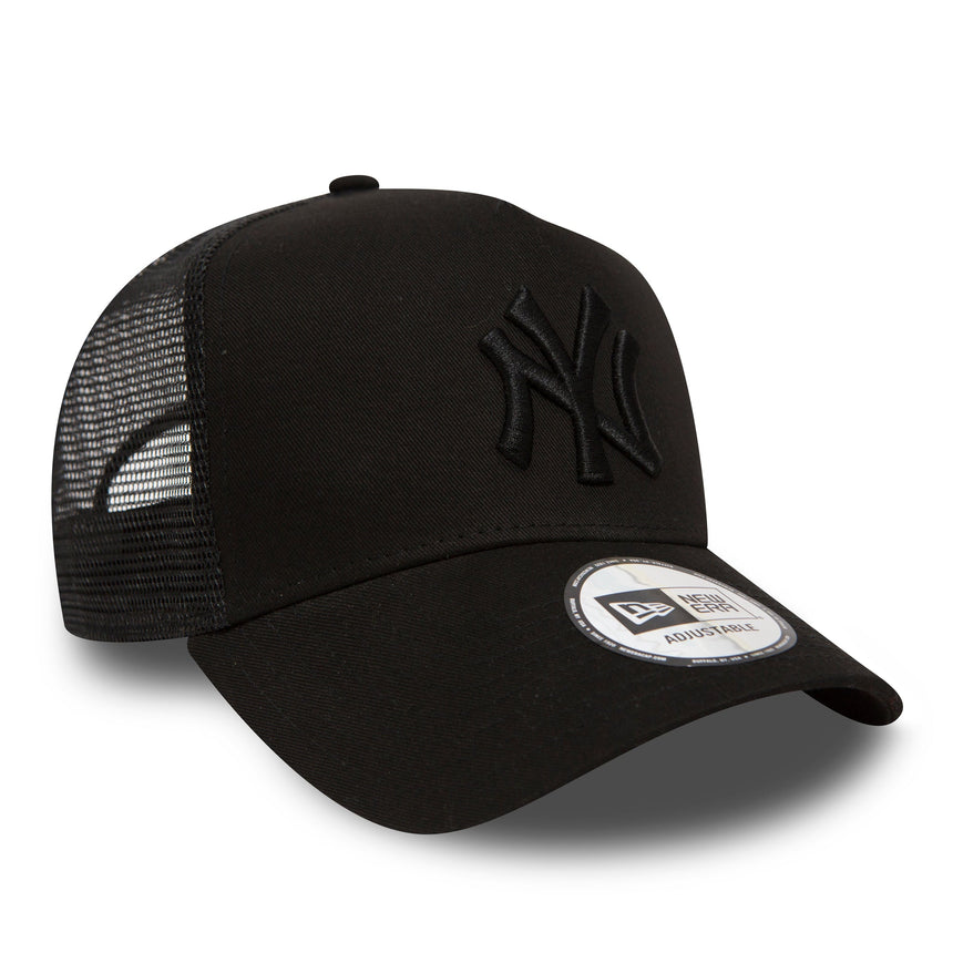 Czapka trucker New Era, New York Yankees, całkowicie czarna