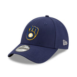 Czapka Milwaukee Brewers, New Era, 9FORTY, drużyna, niebieska