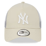 Czapka New York Yankees, trucker, New Era, 9FORTY, Essential, beżowa