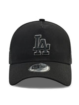 Czapka Los Angeles Dodgers, trucker, New Era, 9FORTY, czarna