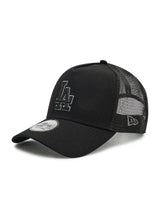 Czapka Los Angeles Dodgers, trucker, New Era, 9FORTY, czarna