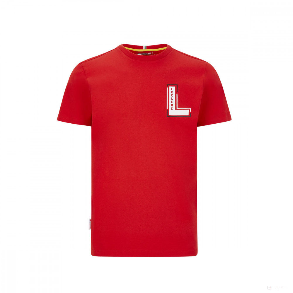 Ferrari tričko, Leclerc Driver, červené, 2020